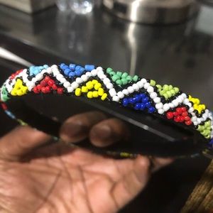 Beaded African Alice band ( imported)